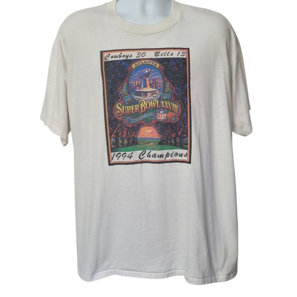 1994 Dallas Cowboys NFC Champs Super Bowl XXVIII  t shirt Oneita Single Stitch